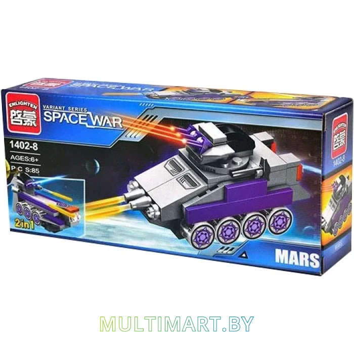 Конструктор Qman Space War 1402-8 Марс (85 деталей)